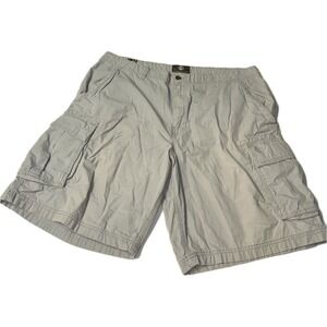 Timberland Grey Cargo Shorts Mens 42 Outdoor Hiking Utility Pockets Classic